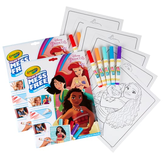 Crayola Disney Princess Color Wonder Mess Free Coloring Pad &#x26; Markers, 2ct.